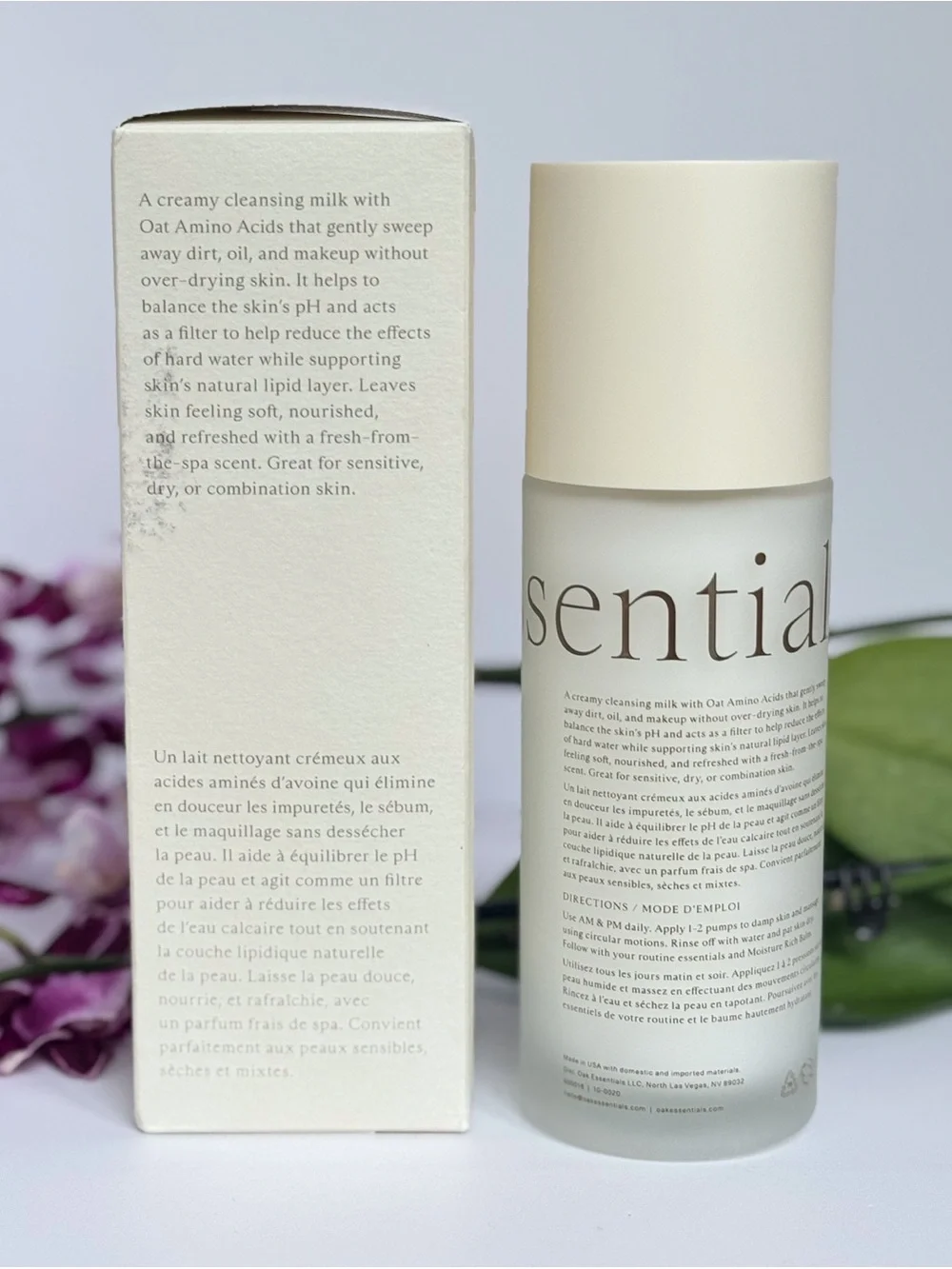 Oak Essentials Nourishing Cleansing Milk 5 oz | NIB | Full Size | $48 Retail
